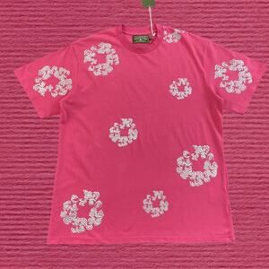 Denim Tears Pink Short Sleeve